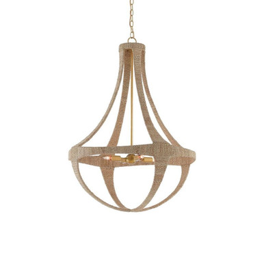 Ibiza 4 Light Large Chandelier by Currey Company - 9000-0385