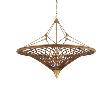 Gaborone 4 Light Oversized Chandelier by Currey Company - 9000-0560