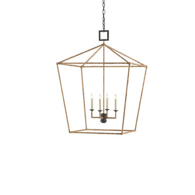 Denison 4 Light Medium Chandelier by Currey Company - 9000-0611