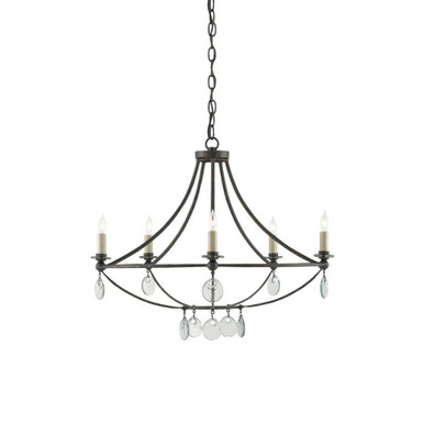 Novella 5 Light Medium Chandelier by Currey Company - 9000-0641
