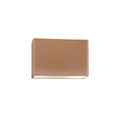 Ambiance Closed Top Wall Sconce 10 Inch Wide by Justice Design - CER-5640