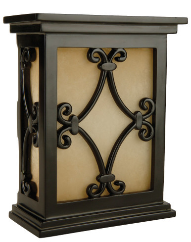 Hand Carved Scroll Design Chime 10 Inch H and 12.25 Inch W by BSH - 139-BEL-1215786