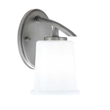 Kurve 1 Light Down Wall Sconce 9.25 Inch Tall and 5 Inch Wide by Toltec - 3720-925-5