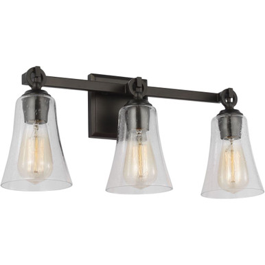 Monterro 3 Light Bath Vanity 9.5 X 21.75 Inch Wide by Visual Comfort Studio - VS24703AI