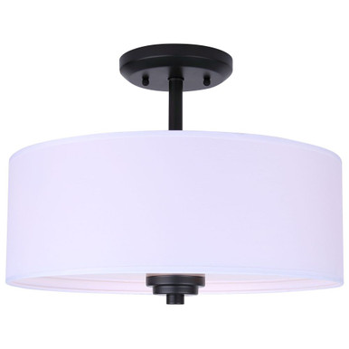 Pier 3 Light Semi Flush Mount 10.5 Inch Tall X 14.5 Inch Wide by Canarm Inc - ISF280A03