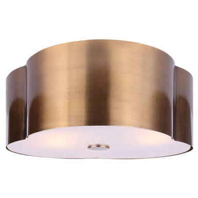 Etta 15W 3 LED Flush Mount 6.12 Inch Tall and 14.12 Inch Wide by Canarm Inc - IFM2250B14GD