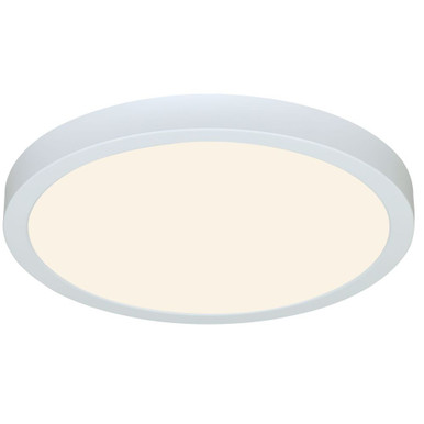 25W 1 LED Flush Mount 1 Inch Tall and 11 Inch Wide by Canarm Inc - DL-11F-25DCW