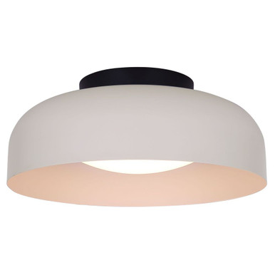 Petra 24W 1 LED Flush Mount 8.87 Inch Tall X 13.75 Inch Wide by Canarm Inc - LFM340A14BKS