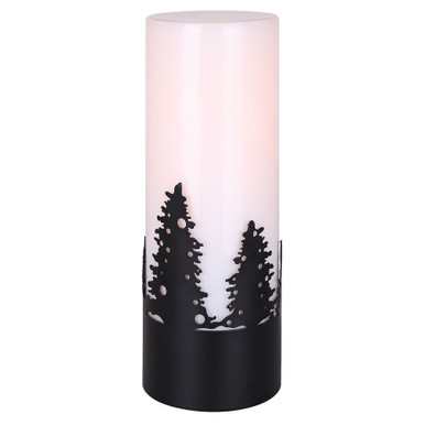 Silvia 1 Light Table Lamp 12.75 Inch Tall and 4.75 Inch Wide by Canarm Inc - ITL2135B13BK