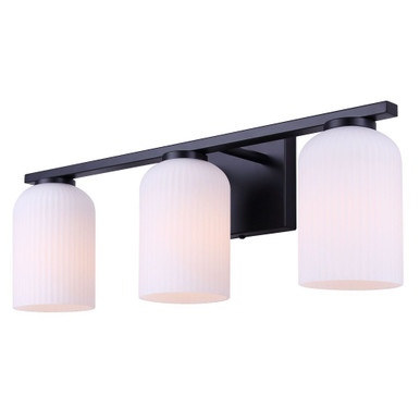 Bram 3 Light Bath Vanity 8.25 Inch Tall and 21 Inch Wide by Canarm Inc - IVL1241A03