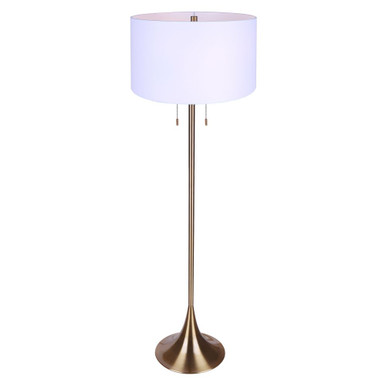 Clara 2 Light Floor Lamp 61 Inch Tall and 19 Inch Wide by Canarm Inc - IFL2122B61GD