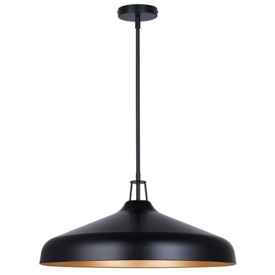 Holland 4 Light Pendant 22 Inch Tall and 13.13 Inch Wide by Canarm Inc - IPL1203A04BKG22