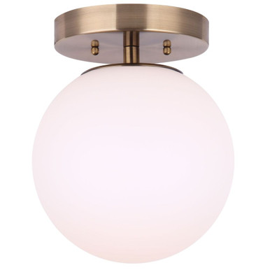 Camilo 1 Light Flush Mount 9.5 Inch Tall and 8 Inch Wide by Canarm Inc - IFM1029A08