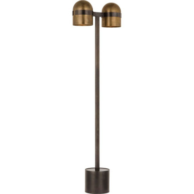 Octavia 11.4W 2 LED Floor Lamp 53.9X5.9 Inch Wide by Visual Comfort Modern - AKFL34127BDZ/BWB