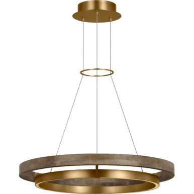 Grace 50.7W 1 LED Chandelier 3.8 and 30 Inch Wide by Visual Comfort Modern - 700GRC30