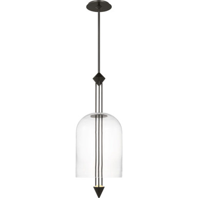 Cathedral 10.7W 1 LED Pendant 27 and 10 Inch Wide by Visual Comfort Modern - SLPD31527