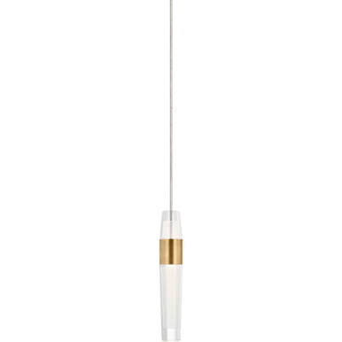 Lassell 7.2W 1 LED Monorail Mini Pendant 9.3 Inch by Visual Comfort Modern - SLPD396MO