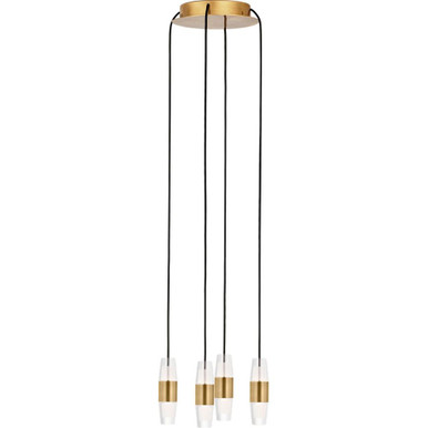 Lassell 14.4W 4 LED Short Chandelier 5.8 and 10.3 by Visual Comfort Modern - SLCH38327