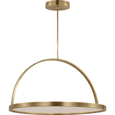 Cerne 45W 1 LED Chandelier 19.9 and 36 Inch Wide by Visual Comfort Modern - KWCH19027NB