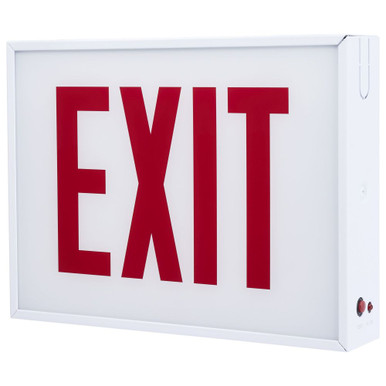 4W LED Single Face Exit Sign 9.13 Inch Tall and 12.13 Inch Wide by Nuvo - 67/300