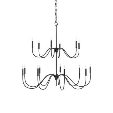 Tirrell 15 Light Oversized Chandelier by Currey Company - 9000-0654