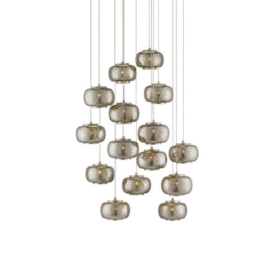 Pepper 15 Light Large Round Pendant by Currey Company - 9000-0691