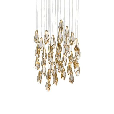 Glace 36 Light Pendant by Currey Company - 9000-0708