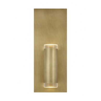Dobson Ii 13W 1 LED Light Vanity Light by Visual Comfort Modern - 700BCDBS1NB-LED930-277