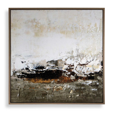 The Other Side Framed Abstract Art 37.5 Inch X 37.5 Inch Wide by BSH - 208-BEL-5398334
