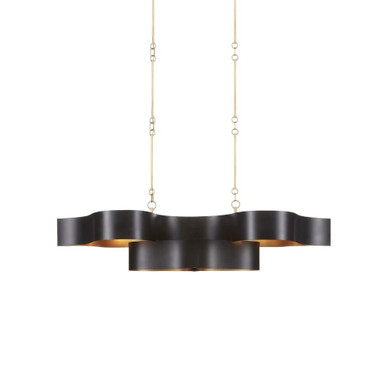 Grand Lotus 6 Light Oversized Chandelier by Currey Company 9000-1325505