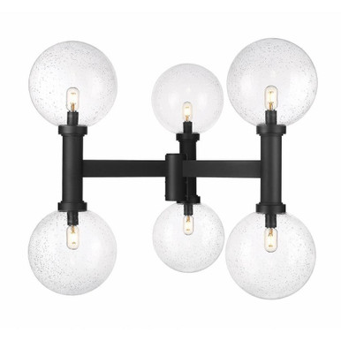 Laurent 6 Light Outdoor Post Mount Light 34.5 x 39 In by Z-Lite - 599BP6-BK