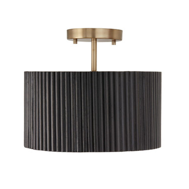 Grovebury Dell 1 Light 12.5 Inch Wide Semi Flush Mount by BSH - 309-BEL-5175865