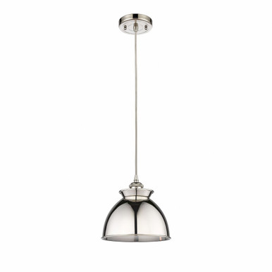 Adirondack 1 Light Farmhouse Cord Hung Small Pendant by Innovations - 516-1P-PN-M14-PN