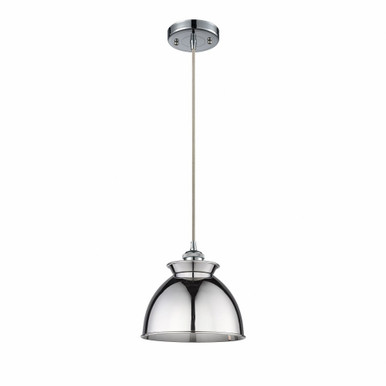 Adirondack 1 Light Farmhouse Cord Hung Small Pendant by Innovations - 516-1P-PC-M14-PC