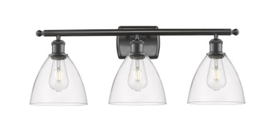 Bristol Glass 3 Light Industrial Vanity Light by Innovations - 516-3W-OB-GBD-752