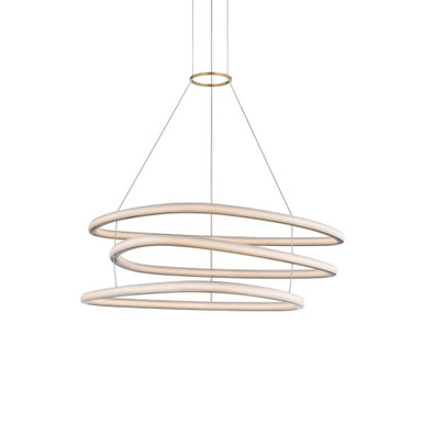 Celestia 153W 3 LED Chandelier 29.75 Inch and 48.75 Inch Wide by Sonneman - 7603