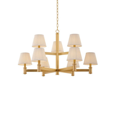Woodland Park 9 Light Chandelier 22.25 Inch X 38 Inch Wide by Hudson Valley - 3538