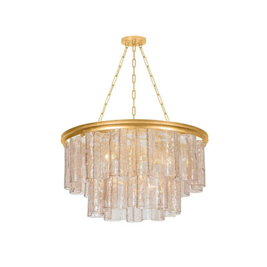 Finchville 6 Light Chandelier 17.25 Inch and 32 Inch Wide by Hudson Valley - 9256-VGL