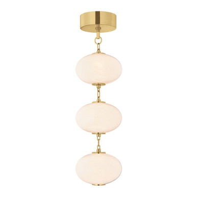 Nephele 24W 3 LED Pendant 37 Inch Tall and 10 Inch Wide by Corbett - 473-02