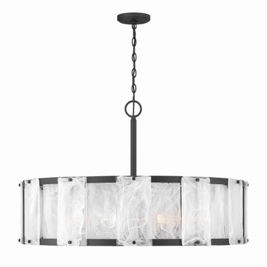 Veil 10 Light Pendant 23.75 Inch Tall and 37.5 Inch Wide by Minka Lavery - 3638-899