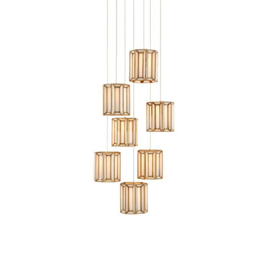 Daze 7 Light Large Pendant by Currey Company - 9000-0890