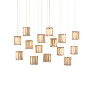 Daze 15 Light Oversized Pendant by Currey Company - 9000-0892