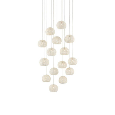 Piero 15 Light Large Round Pendant by Currey Company - 9000-0912