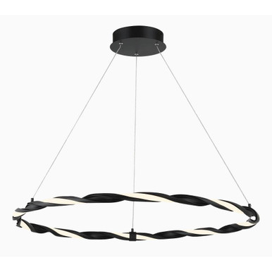 Convolution One LED Light Oversized Pendant by George Kovacs - P5481-66A-L