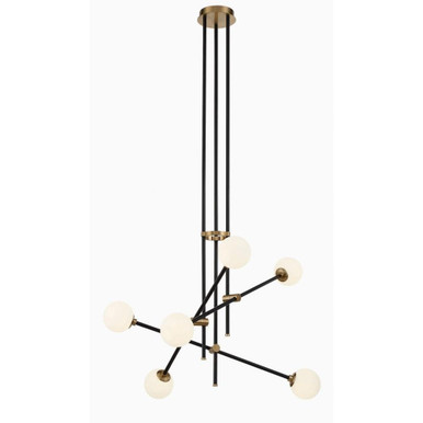 Cosmet 6 Light Oversized Pendant by George Kovacs - P8155-681