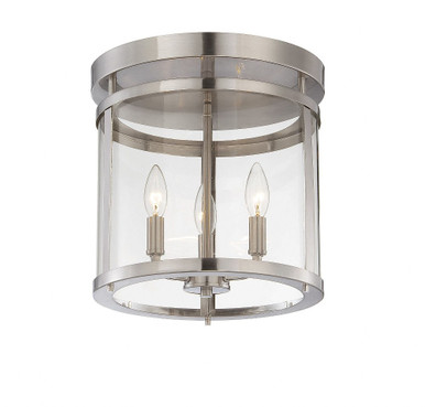 Penrose 3 Light 12.5 Inch Wide Semi Flush Mount by Savoy House - 6-1043-3