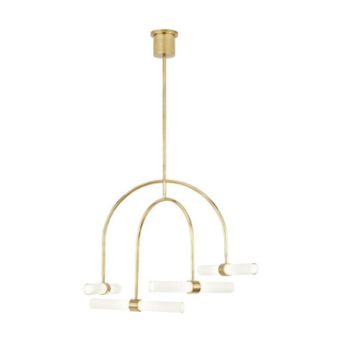 Calumn 4 Light Large Chandelier by Visual Comfort Modern 700CLM4NB-LED930 - 700CLM