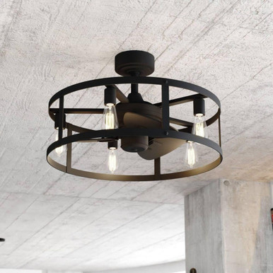 Akron 3 Blade Ceiling Fan 25 Inches Wide by Vaxcel - F0105