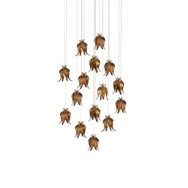 Iota 15 Light Large Round Pendant by Currey Company - 9000-1022