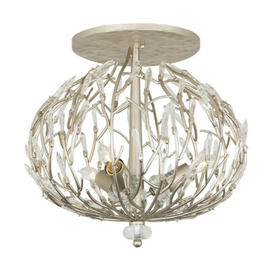 Bask 3 Light 18 Inch Wide Semi Flush Mount by Varaluz 271S03GD